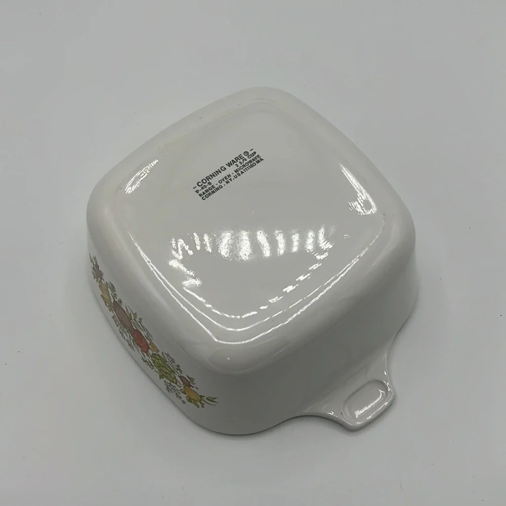 CORNINGWARE 2 3/4 CUP COOKWARE DISH SPICE OF LIFE